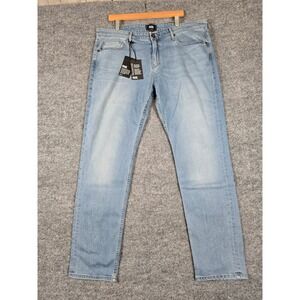 NEW PAIGE Men Croft The Super Skinny Jeans Light Wash Made in USA Size 40